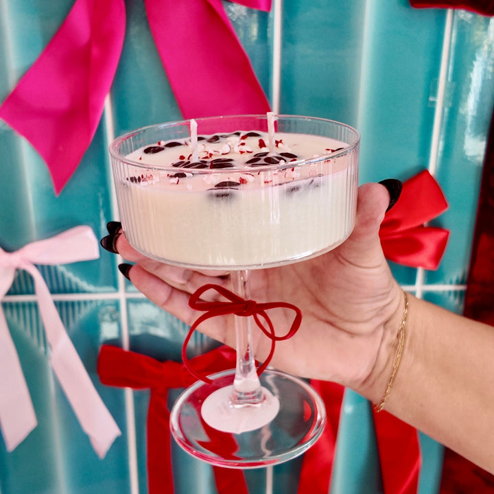 LIMITED EDITION PEPPERMINT MOCHA MARTINI CANDLE
