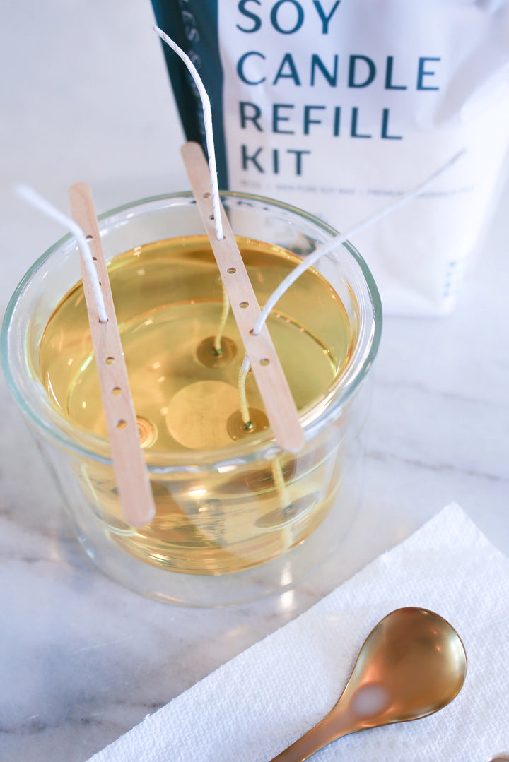 3-WICK SOY CANDLE REFILL KIT (32OZ)