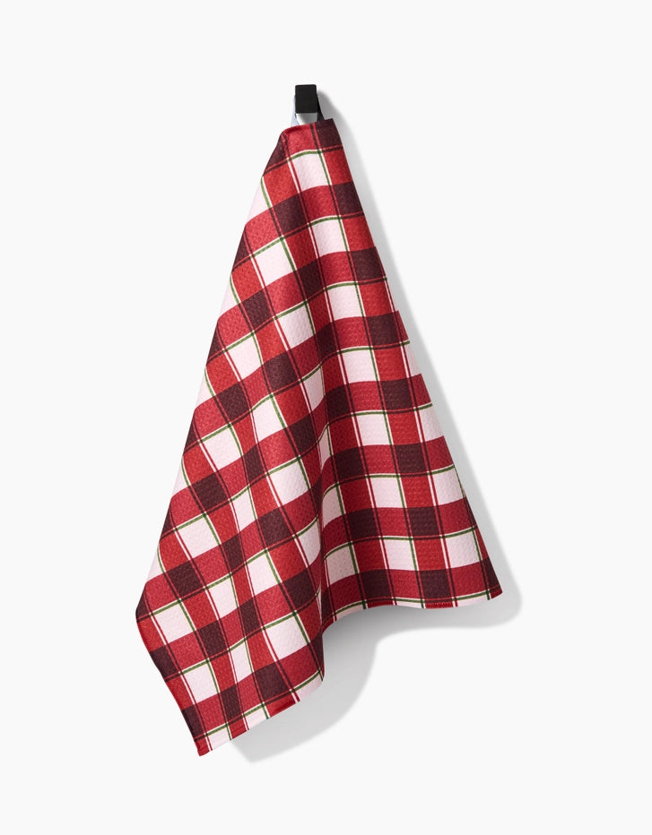 JINGLE PLAID TEA TOWEL