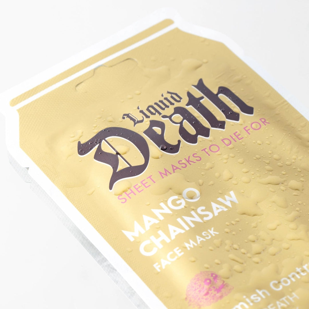 MANGO CHAINSAW LIQUID DEATH BLEMISH CONTROL FACE MASK