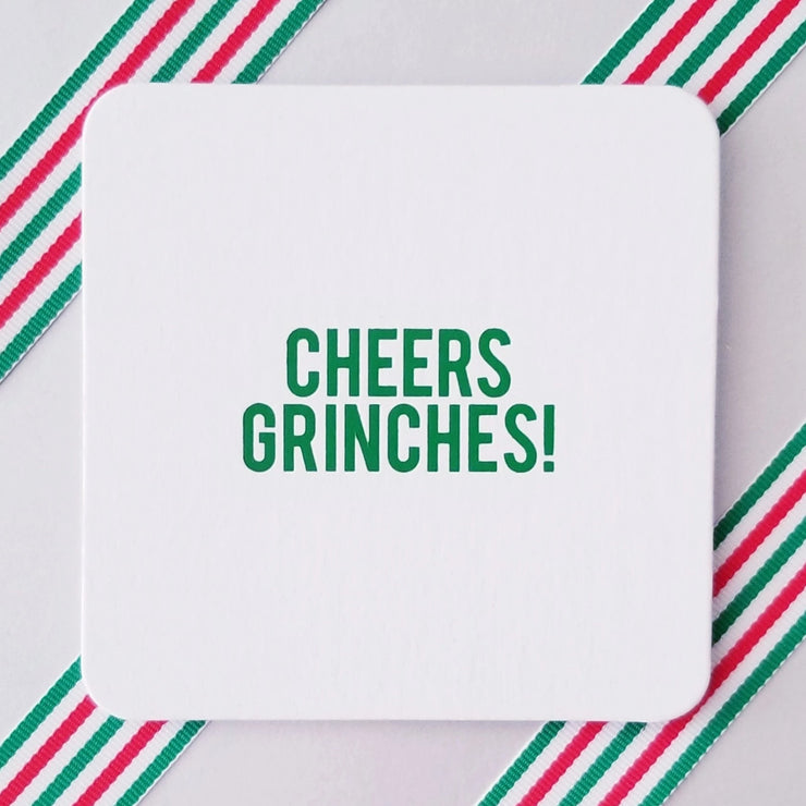 CHEERS GRINCHES COASTERS