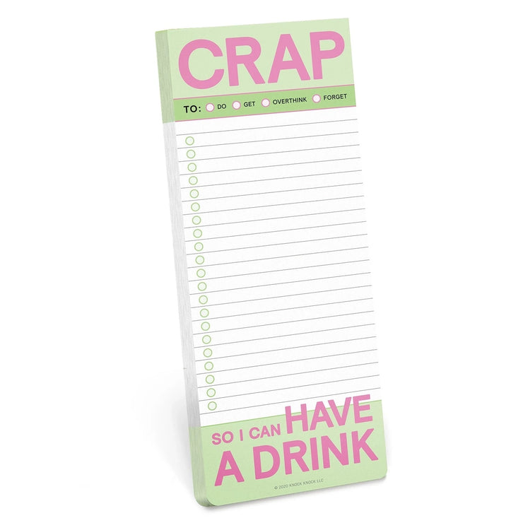 CRAP MAKE-A-LIST PAD