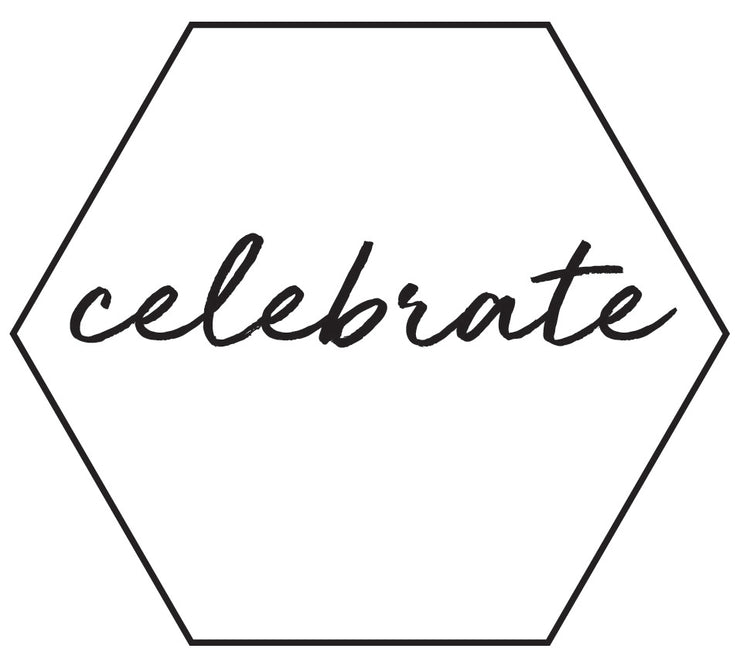 CELEBRATE STICKER