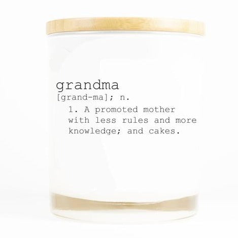 Grandma Definition Candle
