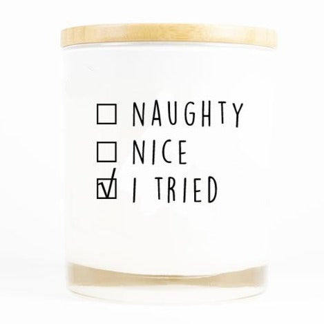 Naughty Nice I Tried Candle