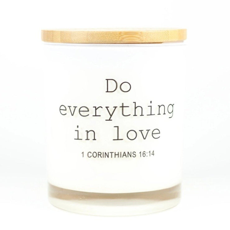 Do Everything In Love Candle