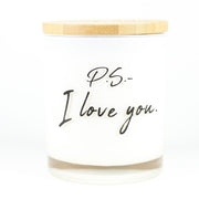 PS I love you candle
