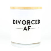 Divorced AF White Candle