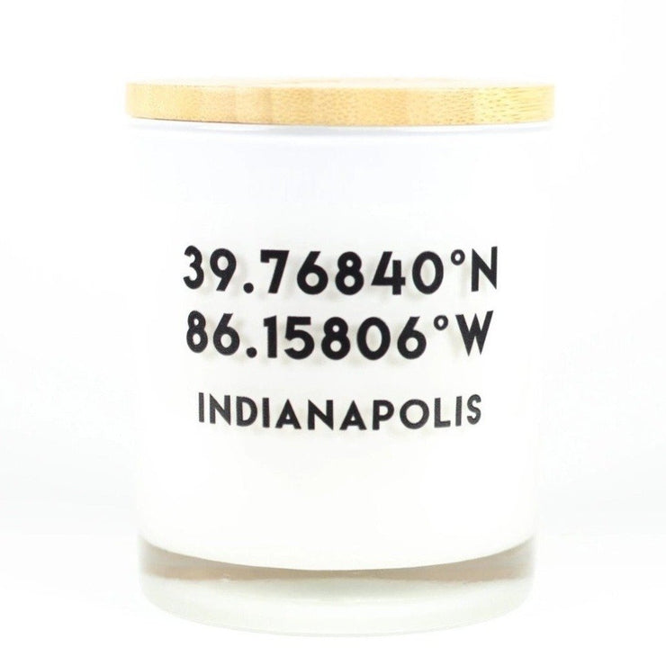 Coordinates Indianapolis Candle