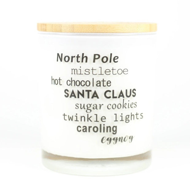 North Pole Santa Claus Candle