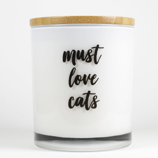 Must Love Cats Candle