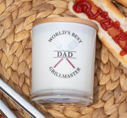 dad grillmaster candle