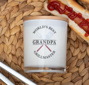 grandpa grillmaster candle