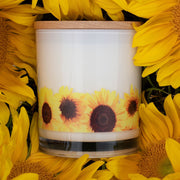 sunflower candle
