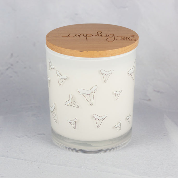 SHARK TOOTH SHARK WEEK CANDLE