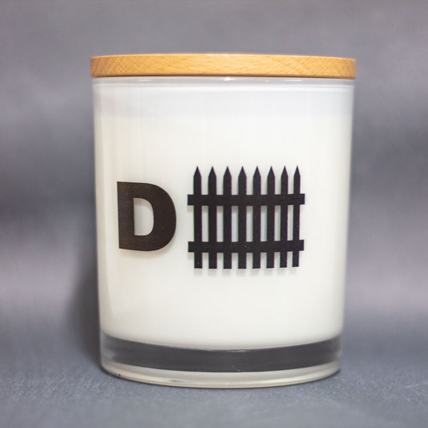 Defense printed candle