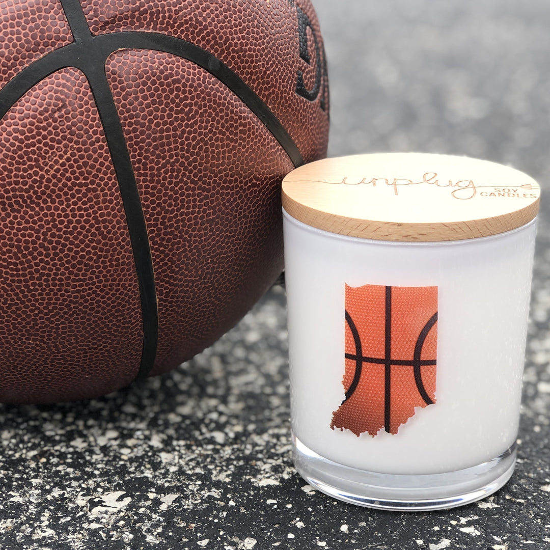 Indiana Basketball Candle