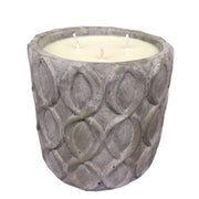 Jumbo Gray Stone Candle