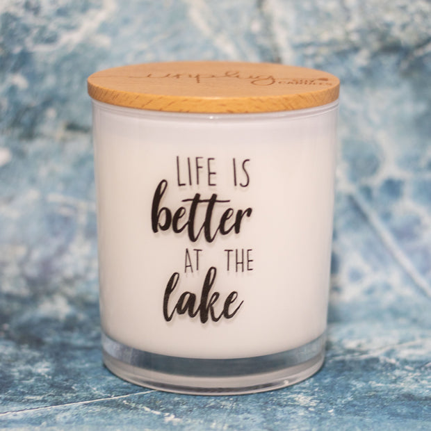 LIFE IS BETTER AT THE LAKE CANDLE