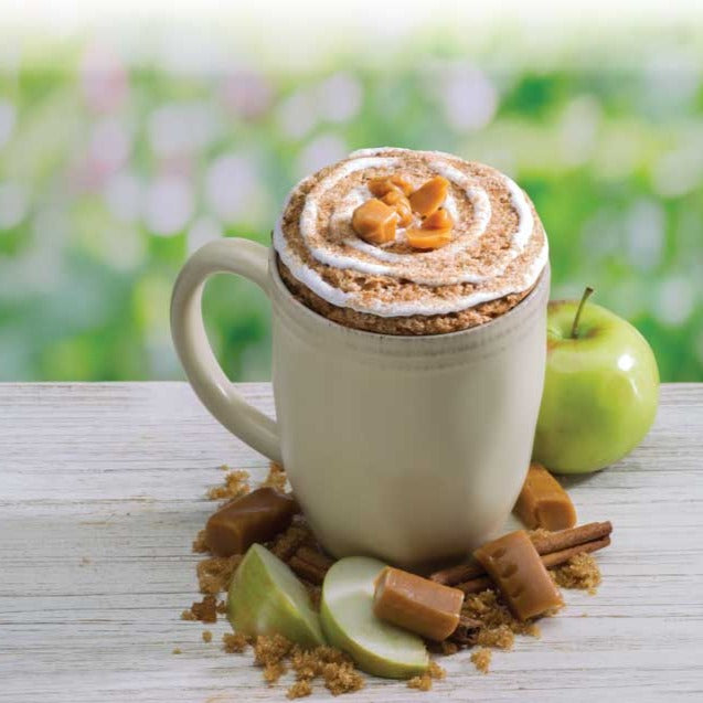 CARAMEL APPLE CINNAMON MICROWAVE MUFFIN