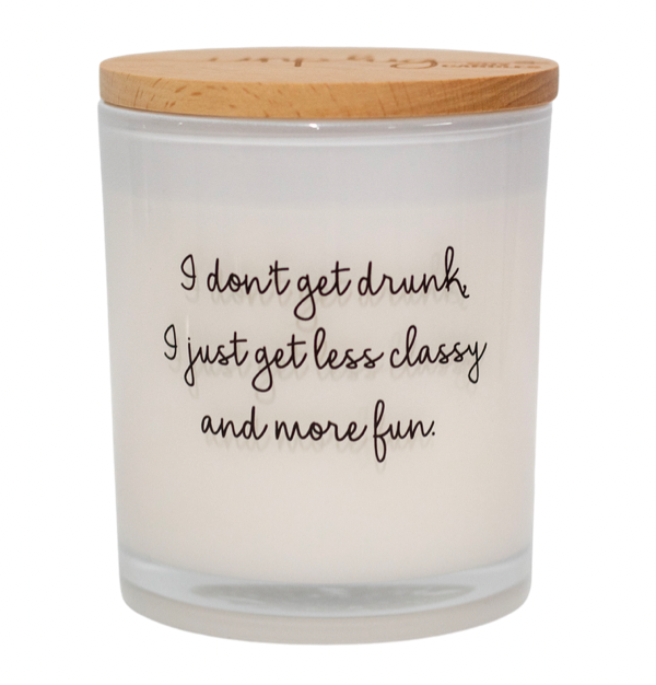 LESS CLASSY PRINTED CANDLE
