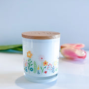 Spring Flower Candle