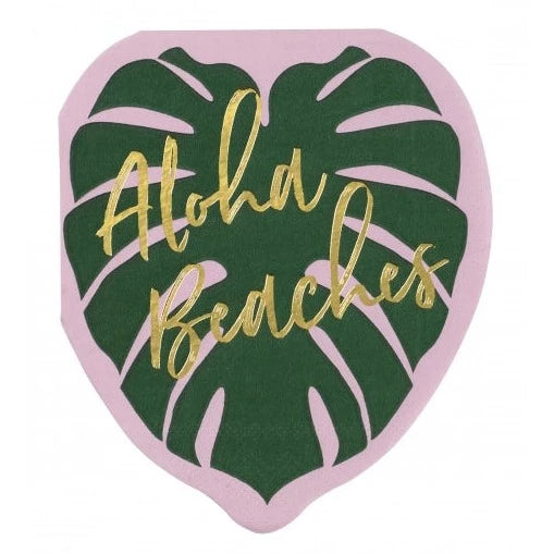 ALOHA BEACHES BEVERAGE NAPKINS