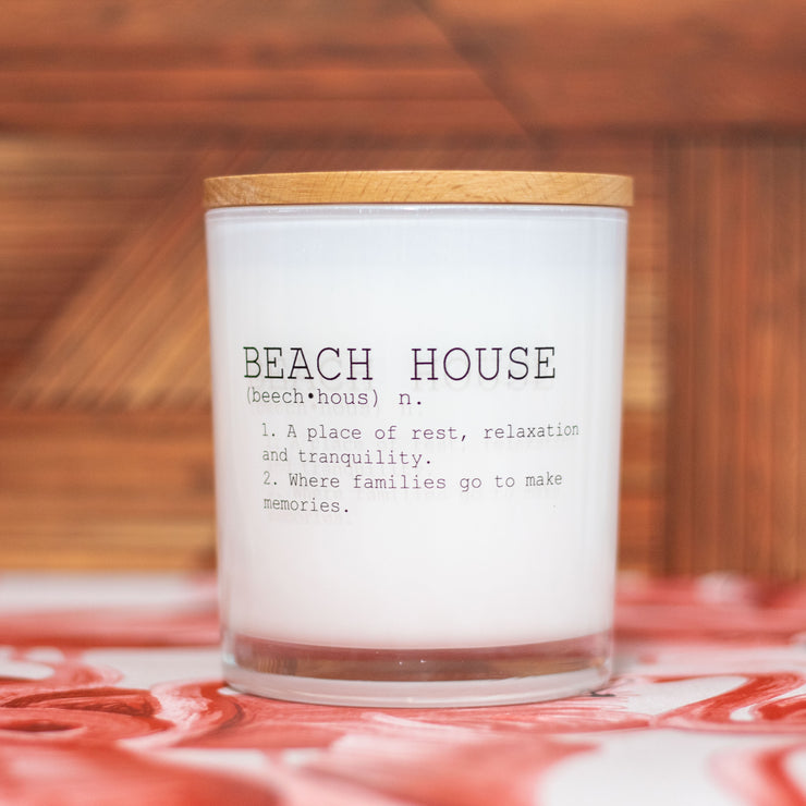 beach house definition candle
