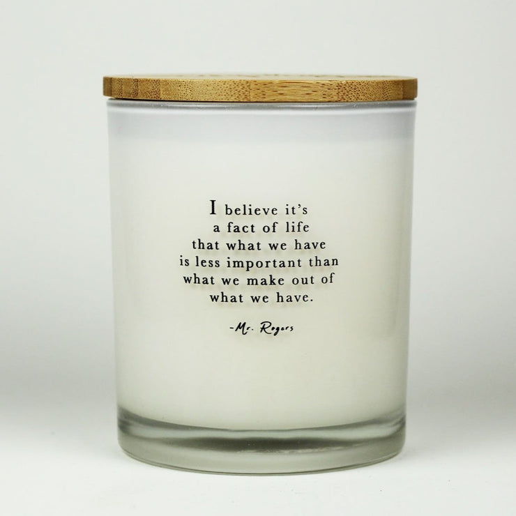 Fact of Life Candle