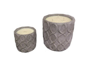 Jumbo Gray Stone Candle