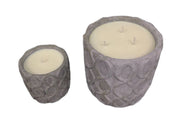 Grey Stone Candle Jumbo and Mini