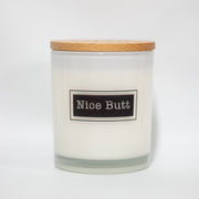 nice butt printed candle