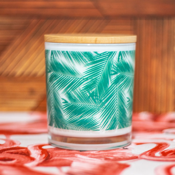 palm leaf candle