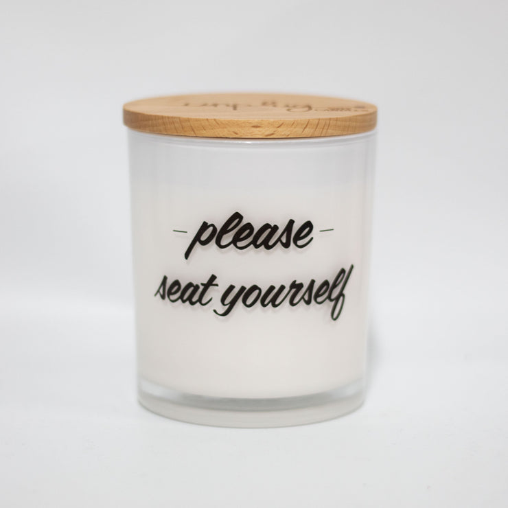 please seat yourself