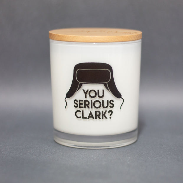 you serious clark? Printed candle
