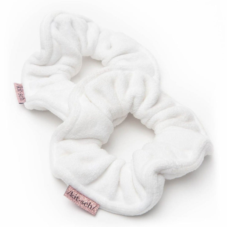 KITSCH TOWEL SCRUNCHIE - WHITE