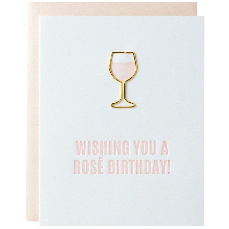 ROSÉ BIRTHDAY CARD